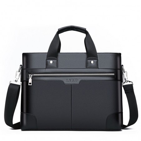 Bolsa de ombro elegante em couro - larga