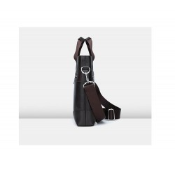 Bolsa de ombro elegante em couro - larga