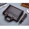 Bolsa de ombro elegante em couro - larga