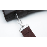 Bolsa de ombro elegante em couro - larga