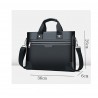 Bolsa de ombro elegante em couro - larga