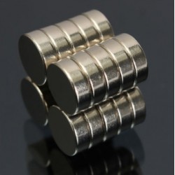 N35 - ímã de neodímio - disco forte - 9mm * 3mm - 20 peças