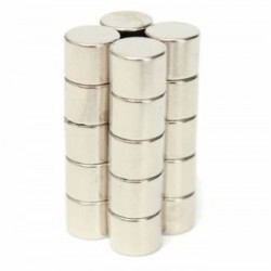 N35 - ímã de neodímio - cilindro forte - 10mm * 8mm - 20 peças