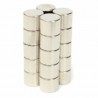 N35 - ímã de neodímio - cilindro forte - 10mm * 8mm - 20 peças