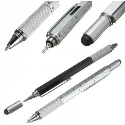 7 in 1 multifunction pen - ruler - screwdriver - spirit level - touch screen stylusPens & Pencils