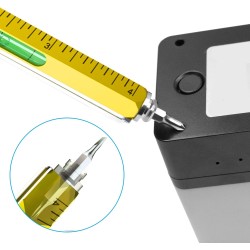 7 in 1 multifunction pen - ruler - screwdriver - spirit level - touch screen stylusPens & Pencils