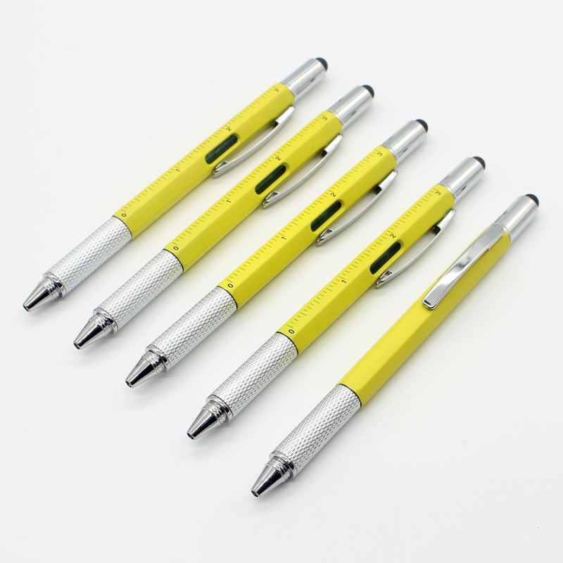 7 in 1 multifunction pen - ruler - screwdriver - spirit level - touch screen stylusPens & Pencils