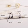 Music notes - stud earringsEarrings