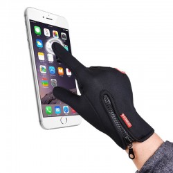 Warm skiing gloves - touch screen function - zipper - waterproofGloves