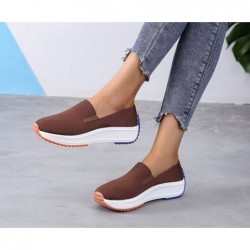 Mocassins de malha sem cadarço - tênis rasos