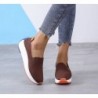 Mocassins de malha sem cadarço - tênis rasos