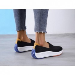Mocassins de malha sem cadarço - tênis rasos