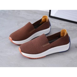Mocassins de malha sem cadarço - tênis rasos