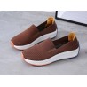 Mocassins de malha sem cadarço - tênis rasos