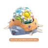 Joaninha - cubo mágico de massagem - brinquedo sensorial / giratório - LED