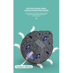 Joaninha - cubo mágico de massagem - brinquedo sensorial / giratório - LED