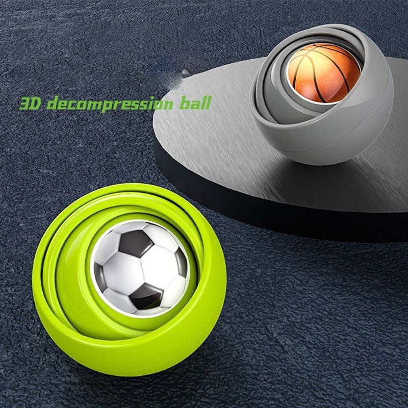 Bola de descompressão 3D - fidget spinner - brinquedo antiestresse