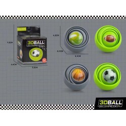 Bola de descompressão 3D - fidget spinner - brinquedo antiestresse