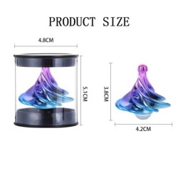 Fidget spinner movido a vento - brinquedo giroscópio antiestresse