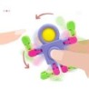 Robô espacial - fidget spinner - push-bubble - brinquedo antiestresse