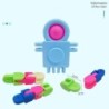 Robô espacial - fidget spinner - push-bubble - brinquedo antiestresse
