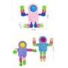 Robô espacial - fidget spinner - push-bubble - brinquedo antiestresse