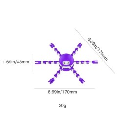 Polvo mágico - fidget spinner - brinquedo antiestresse