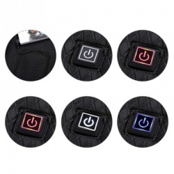 Colete de aquecimento infravermelho USB - jaqueta térmica elétrica