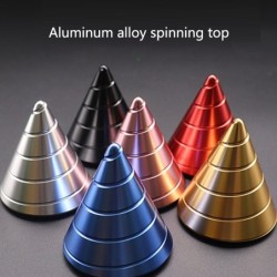 Cone de metal - girador giratório - brinquedo antiestresse