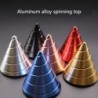 Cone de metal - girador giratório - brinquedo antiestresse
