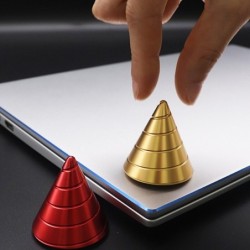 Cone de metal - girador giratório - brinquedo antiestresse