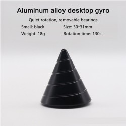 Cone de metal - girador giratório - brinquedo antiestresse