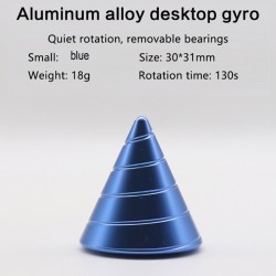 Cone de metal - girador giratório - brinquedo antiestresse