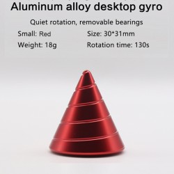 Cone de metal - girador giratório - brinquedo antiestresse