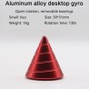 Cone de metal - girador giratório - brinquedo antiestresse