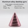 Cone de metal - girador giratório - brinquedo antiestresse