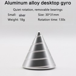 Cone de metal - girador giratório - brinquedo antiestresse