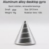 Cone de metal - girador giratório - brinquedo antiestresse