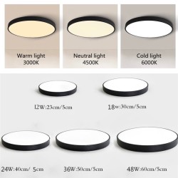 Modern round ceiling lamp - LED - 12W - 18W - 24W - 36W - 48WCeiling lights