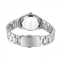 CHRONOS - Relógio de quartzo com strass - aço inoxidável - à prova d'água