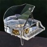 Piano de cristal - caixa de música