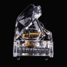 Piano de cristal - caixa de música