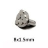 N35 - ímã de neodímio - disco forte - 8 mm * 1,5 mm