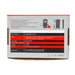 MICRO-200 PRO - testador digital de bateria de carro - analisador - 12V - 24V