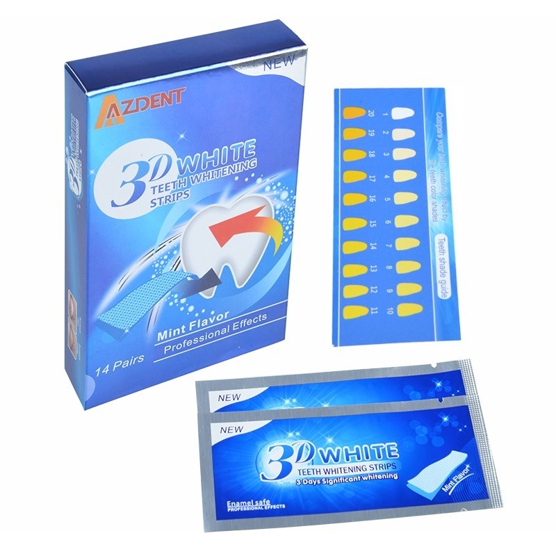 Tiras de clareamento dental 3D - 28 peças