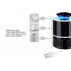 Assassino elétrico de mosquitos - lâmpada LED anti-mosquito - USB