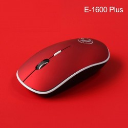 Mouse óptico sem fio - com receptor USB - ergonômico - silencioso - 2,4 Ghz - 1600 DPI