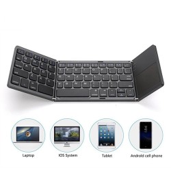 Foldable Bluetooth keyboard - with touchpad - ultra thinKeyboards