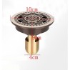 Antique brass - round bathroom floor drain - waste drainerDrains