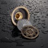 Antique brass - round bathroom floor drain - waste drainerDrains